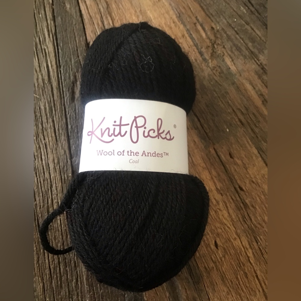 Knit Picks Wool Of The Andes Yarn Peruvian Highland Wool Coal Worsted